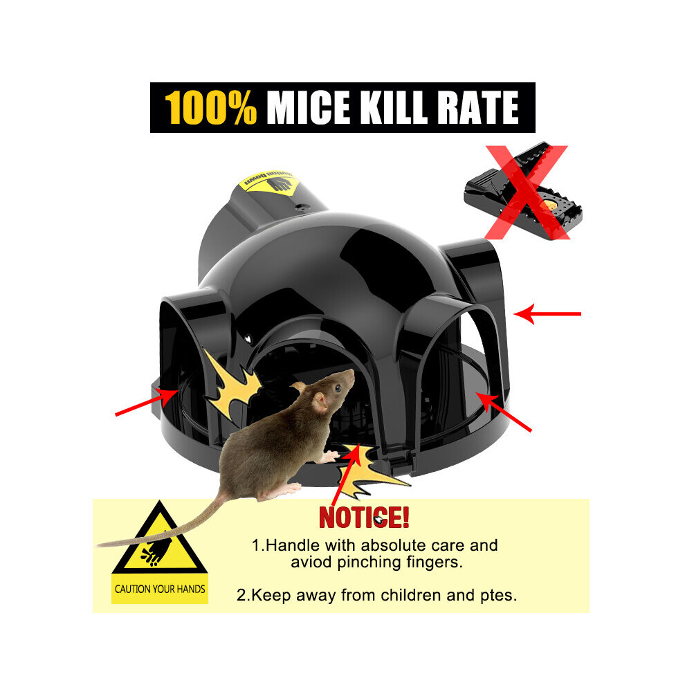 Strong Snap Mouse Rat Traps-High Sensitive Snap Big Plastic Mouse Trap Rodent Catcher