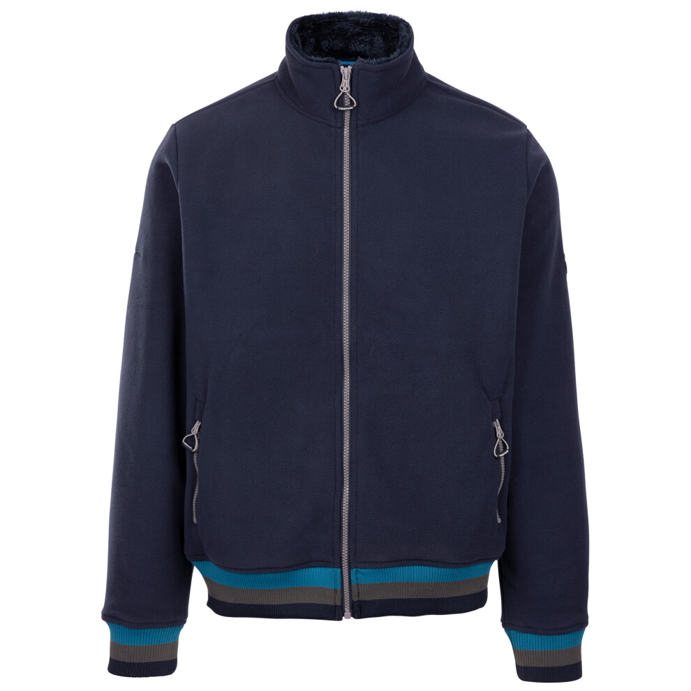 (3XL, Navy) Trespass Mens Fleece Jacket AT300 Full Zip Elford