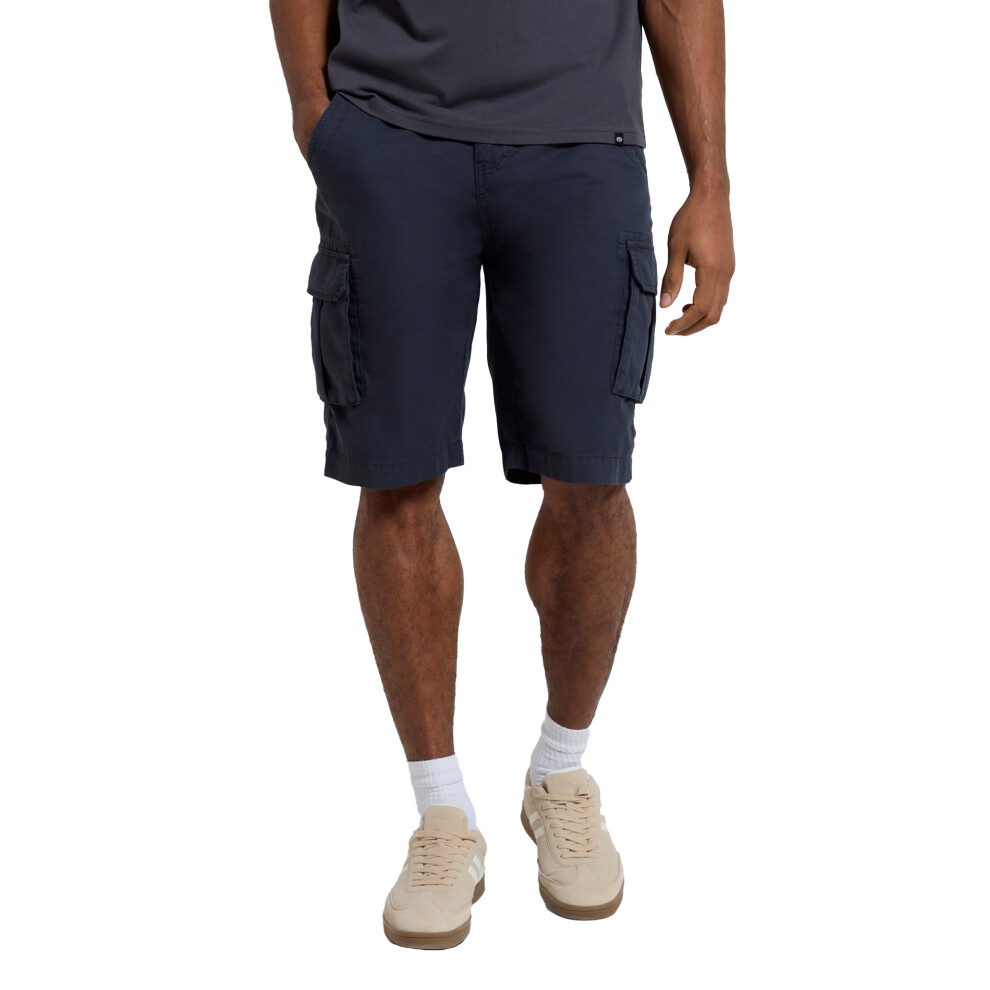 (30R, Navy) Animal Mens Haze Organic Cargo Shorts