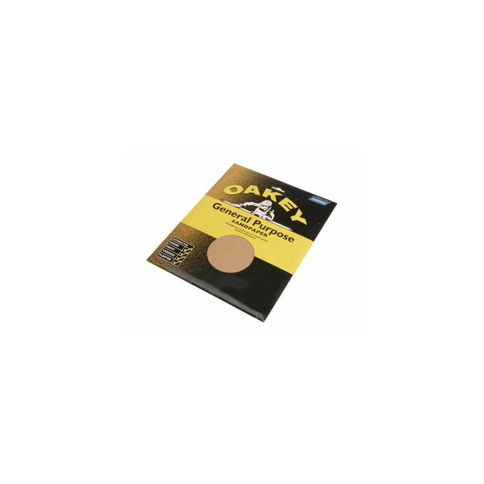 Norton Oakey General Purpose Sandpaper - Coarse