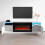 (White) 3 Flame LED Colors Freestanding Surround Set TV Unit with Remote Control 3