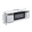 (White) 3 Flame LED Colors Freestanding Surround Set TV Unit with Remote Control 8