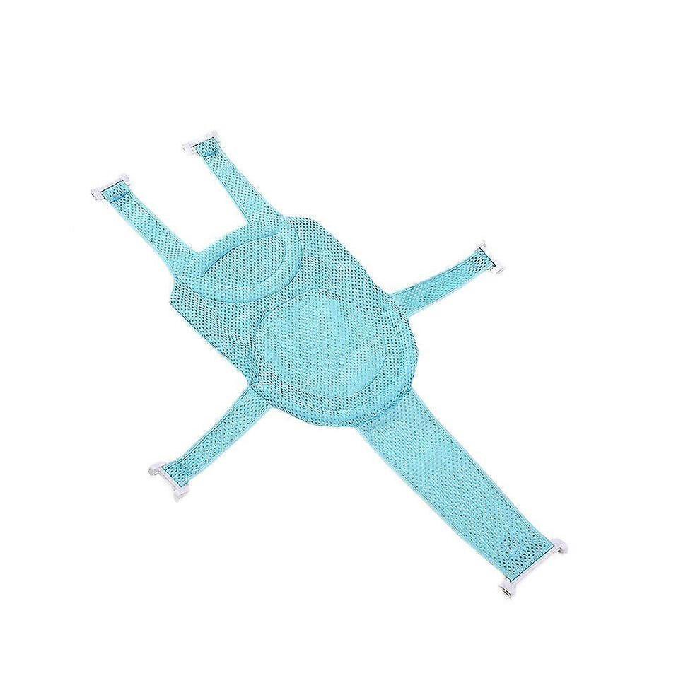 (, One Size) Baby Adjustable Bath Mat Non-Slip Bathtub Seat Support Mat Newborn Safe Bathing,100% New Blue Lucky Step