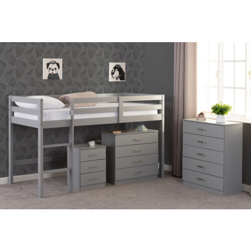 Seconique Panama Mid Sleeper Grey Slate