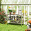 Outsunny Outsunny 2 Tier Potting Bench Table, Galvanised Work Bench, Silver Tone 1