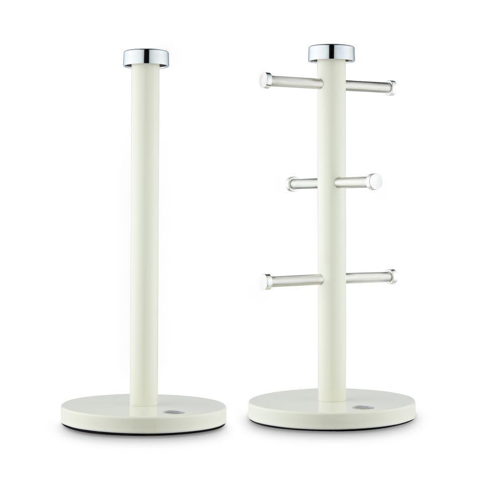 Swan TownHouse Towel Pole & Mug Tree Kitchen Set SWKA18531CN (Cream)