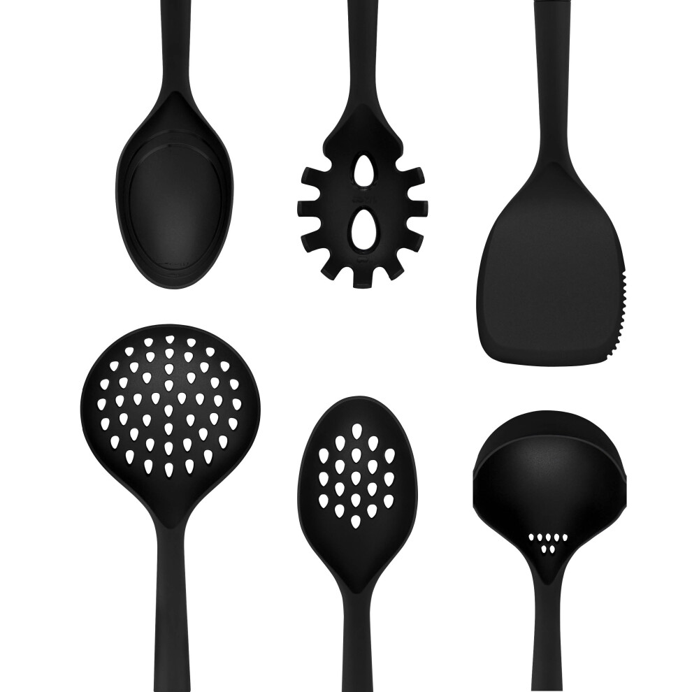 Swan Stealth 6 Piece Nylon Tool Kitchen Set SWKA61011BLKN (Black)