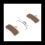 1 Pair Front & Rear Motorcycle Brake Pads Fit for Light Bee Sur-Ron Motorcycle Disc Brake Front and Rear Brake Pad 3