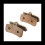 1 Pair Front & Rear Motorcycle Brake Pads Fit for Light Bee Sur-Ron Motorcycle Disc Brake Front and Rear Brake Pad 2