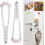 2pcs Cat Door Holder Latch, Flex Latch Strap, No Measuring Easy to Install 1