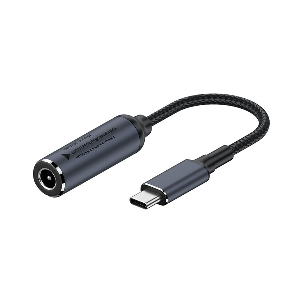 Dc 5.5 X 2.1Mm To Usb-C / Type-C Male 100W Computer Charging Adapter 6922529809343