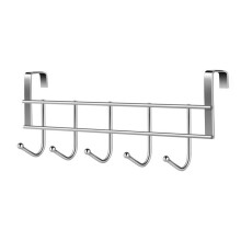 Home Over The Door Hooks 5-Hook Wash Room Hanger Clothes Towel Storage Holders