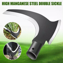 Sense 2in1 Gartensichel Handsichel - Hochmanganstahl Beilkopf/Axtkopf, Grasschneide, Unkraut & Reben schneiden