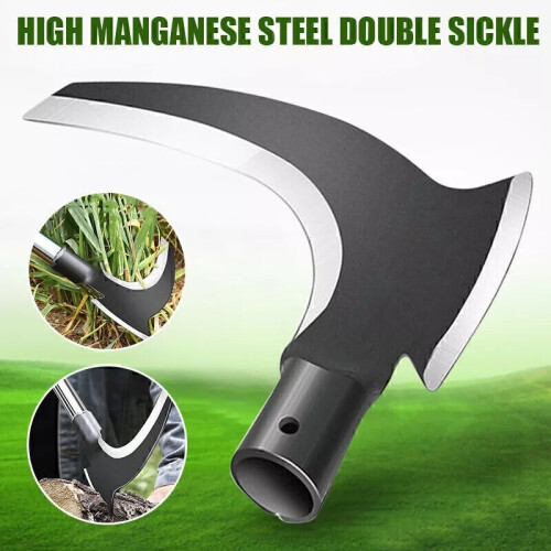 Hand sickle garden sickle scythe hatchet head ax head 2in1 grass trim
