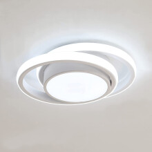 LED Ceiling Lights, 32W 2500lm Lighting Fixture, Dia 28cm Round Modern Design Ceiling Lighting for Hallway Balcony Bedroom Corridor, Cold White