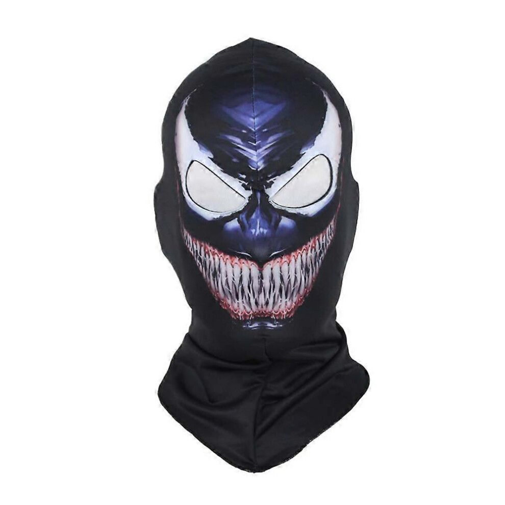 (Deluxe A1, One Size) Venom Balaclava Mask Cosplay Outdoor Superhero Motorcycles Riding Skull Face Shield Halloween Party Costume Props 6910598018988