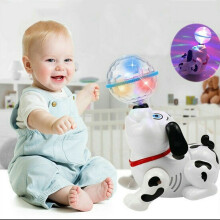 Elektronischer singender tanzender intelligenter Roboter Hund Musikspielzeug mit Licht und Ton für Kinder geschenke