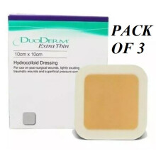Duoderm Extra Thin 10cm x 10cm Hydrocolloid Dressing Pressure Wounds