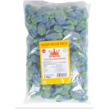 Kingsway Mega Value Vegan Fizzy Blue Raspberries 2.5kg
