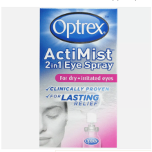 Optrex ActiMist 2-in-1 Dry Plus Irritated Eye Spray, 10ml