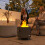 Outsunny Outsunny 45cm Smokeless Wood Burning Firepit Metal Fire Pit, Dark Grey 1