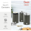 Swan Swan TownHouse Bread Bin & Canisters Kitchen Set (Graphite) 5