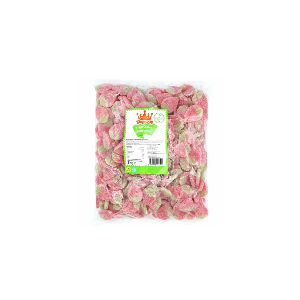 Kingsway Sugar Coated Strawberries Bag 3kg