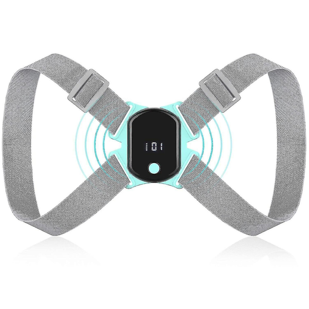 Posture Corrector for Men And Women, Posture Trainer with Smart Sensor Vibration Reminder, Back Straightener Brace with Adjustable Strap (universal)