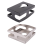 2 Pcs Square Slot Cutter for Electrical Box Drywall Outlet Tool Blade 3