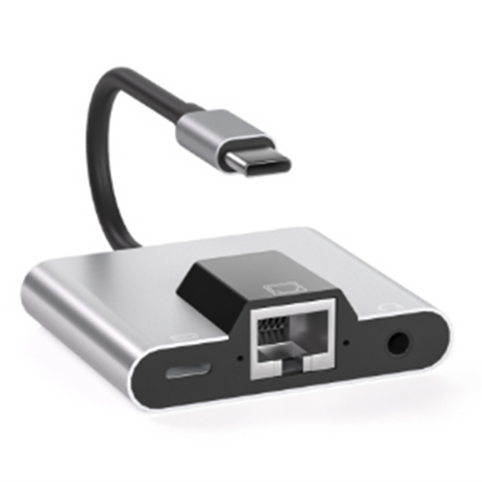Type-C To Ethernet Lan Network Adapter Hub For Laptop Mobile Phone 4853816479340