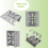 2Pcs Wall Mounting Bracket with 6 Loops, for CCTV Security Camera 5