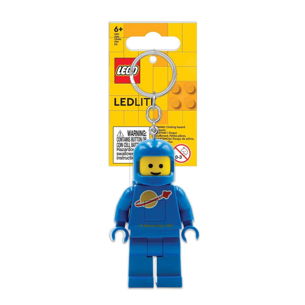 LEGO Iconic Spaceman (Blue) Minifigure Key Light LED Lite - KE10H