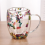 2PCS Fillings Dry Flowers Double Wall Glass Cup With Handle 5