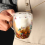2PCS Fillings Dry Flowers Double Wall Glass Cup With Handle 3