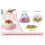 Cake Box Cupcake Holder with Lid Transparent Cake Transparent Box ,A 4