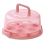 Cake Box Cupcake Holder with Lid Transparent Cake Transparent Box ,A 1
