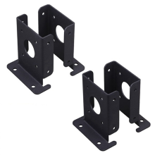 4Pcs Adjustable Wood Fence Pergola Post Base Brackets Kit