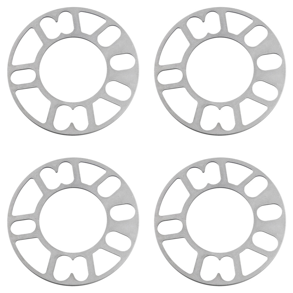 4Pcs Wheel Spacers 5Mm For 4X100 4X114.3 5X100 5X108 5X114.3 5X120 4853816482371