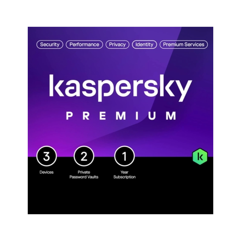 Kaspersky Premium + Customer Support UK Edition. 3-Device 1 year