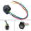 For O2 Oxygen Sensor Harness Connector Plug 3