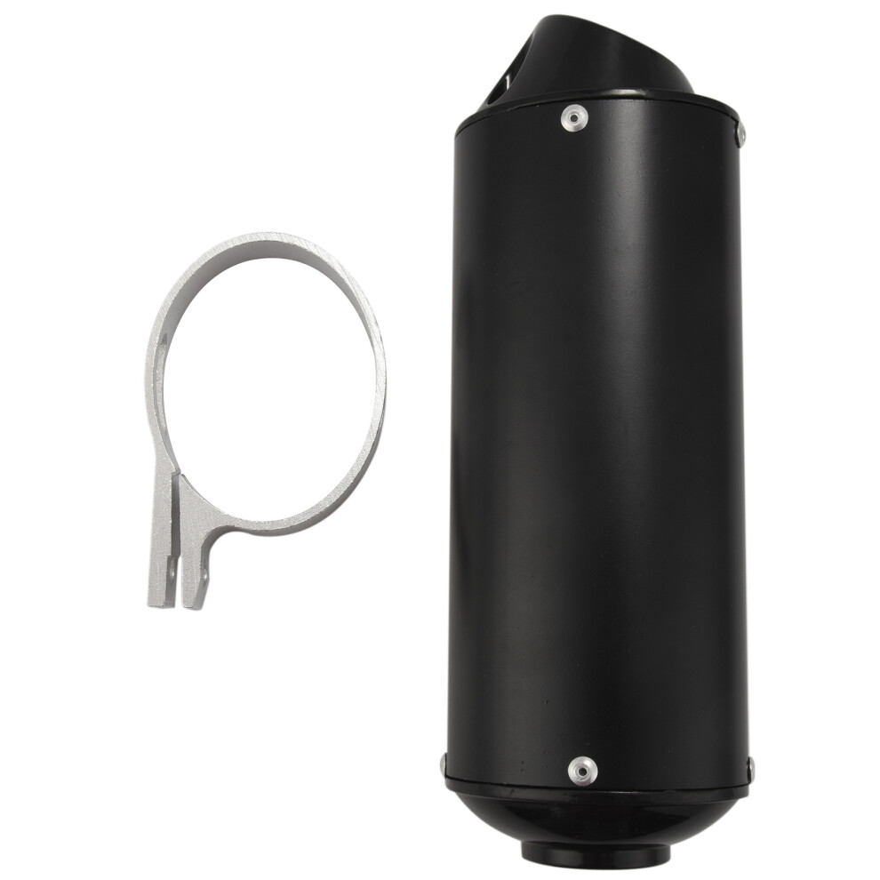 Kit Tubo Marmitta Scarico Moto Da 28 Mm, Tubo Di Scarico Racing Nero