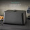 Swan Swan Stealth Bread Bin & Canisters Kitchen Set (Black) 6