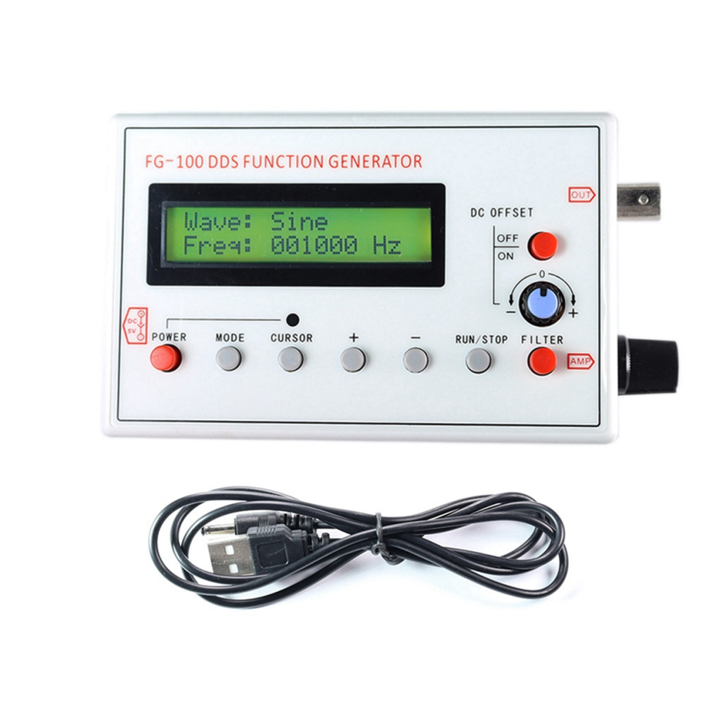 Fg-100 Dds Function Signal Generator Frequency Counter Module Sine 4853816466753