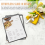 Pacote com 10 capas de menu - página única, 2 visualizações, serve em papel de 8,5 x 11 polegadas 4