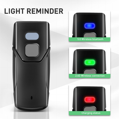 Wireless 1D Barcode Scanner Bluetooth Mini Scanner 2