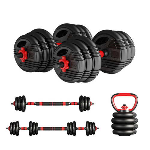 Dumbbell Extension Bar 40cm Arm Strength Coupler Linker Nek Pad 2
