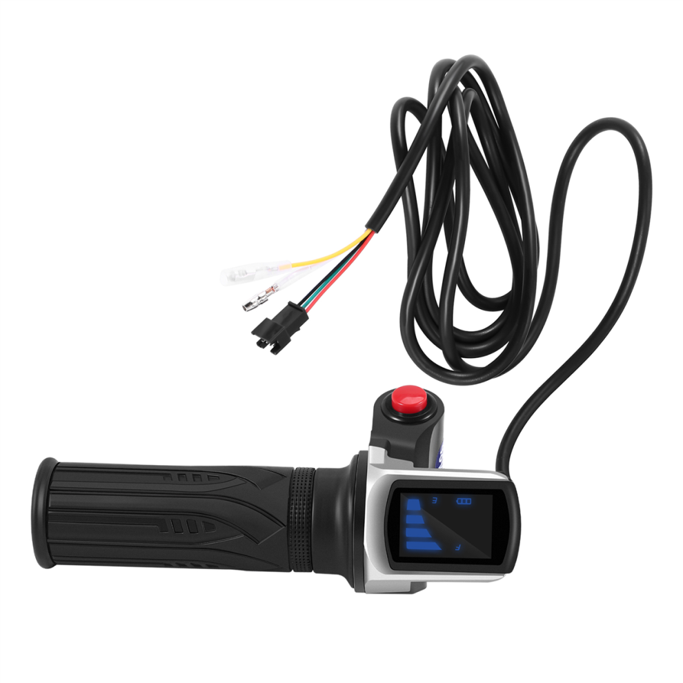 48V Electric Bicycle Scooter Speed Throttle Grip LCD Display