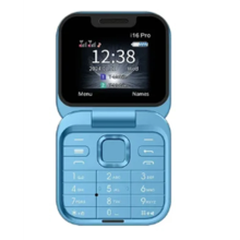 Mini-Klapphandy, 2 SIM-Karte, kleines Display, faltbares Handy (blau)