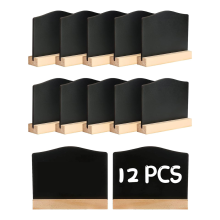 12 Pack Mini tabu?ové tabule, kuchynské poznámky kriedové tabule