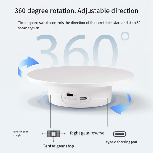 Motorized Rotating Display Stand, 360 Electric Rotary Turntable 2